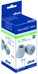 Univ Tips  Grey 1  Shaft - Pr. for Crutch  Walkers  Commodes - Precision Lab Works
