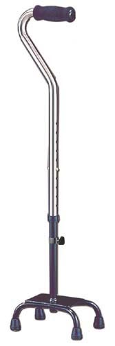 Quad Cane Heavy Duty Small Base 500# Capacity - Precision Lab Works