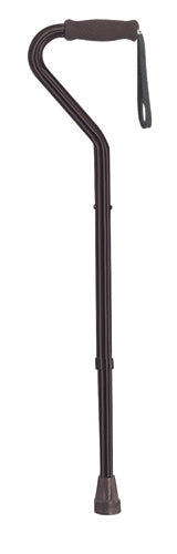 Bariatric H/D Offset Cane Alum Adjusts from 37 - 46   (Tall) - Precision Lab Works