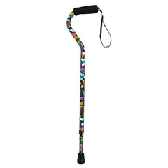 Offset Handle Aluminum Cane Color Butterfly         (Each) - Precision Lab Works