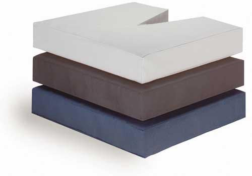 Coccyx Cushion Foam 18 x16 x3  Navy - Precision Lab Works