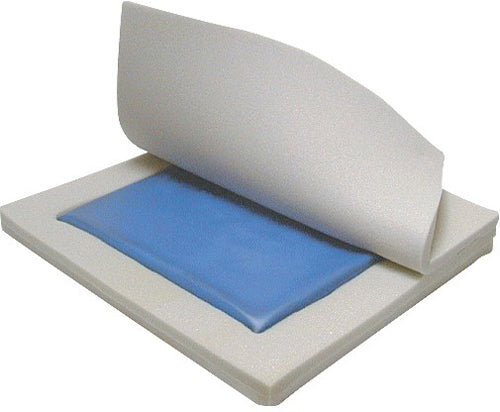 Gel  E  Wheelchair Cushion 18  x 16  x 3 - Precision Lab Works