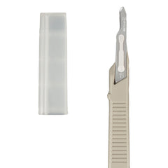 Scalpel #15 Disposable Generic Bx/10  w/Safety Guard - Precision Lab Works