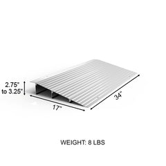 EZ Access Threshold Modular Entry Ramp 3  x17  x34 - Precision Lab Works