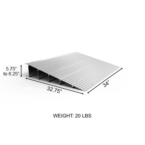 EZ Access Threshold Modular Entry Ramp 6 x32.75 x34 - Precision Lab Works