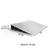 EZ Access Threshold Modular Entry Ramp 6 x32.75 x34 - Precision Lab Works