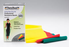 Thera-Band 5' Combo Pack- Light  Latex-Free - Precision Lab Works