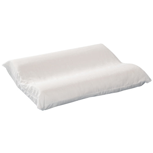 Contoured Foam Cervical Pillow Standard w/White Cover - Precision Lab Works