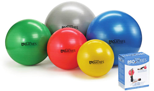 Pro-Series Exercise Ball Slow-Deflate Yellow 45cm. - Precision Lab Works