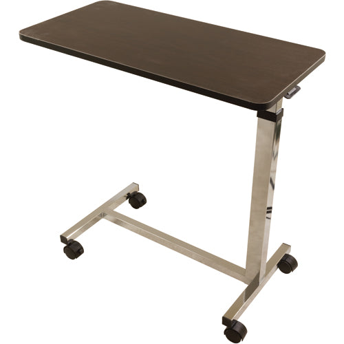 Overbed Table Non-Tilt w/Chrome Finish (30 x15 ) - Precision Lab Works
