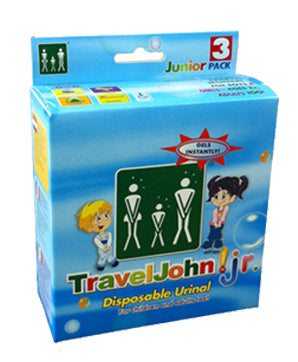 Travel John Disp Urinary Pouch  Juvenile  Bx/3 - Precision Lab Works