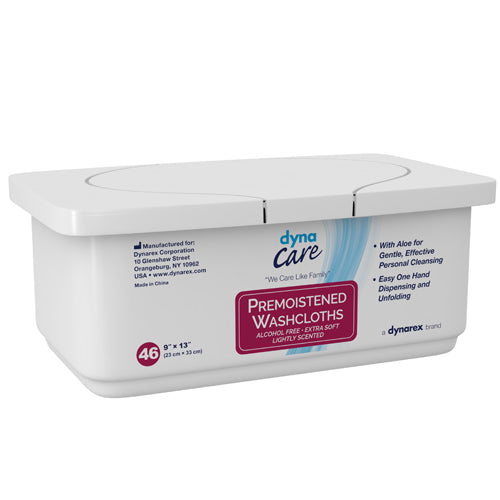 Washcloths - Premoistened And Disposable  Tub/46 - Precision Lab Works
