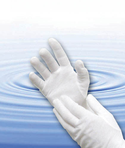 Bulk Cotton Gloves - White X-Large Bx/12 pr - Precision Lab Works