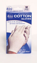 Cotton Gloves - White Large (Pair) Fits 8-1/2  - 9-1/2 - Precision Lab Works