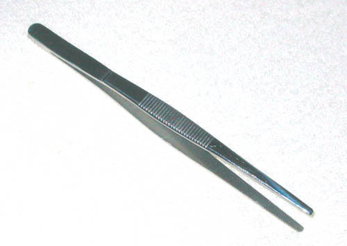 Dressing Forcep- 5 1/2  Serrated - Precision Lab Works