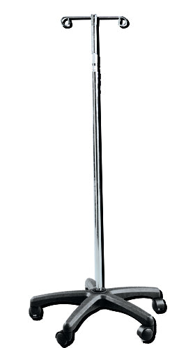 I.V. Stand 2 Hook - 5 Leg - Precision Lab Works