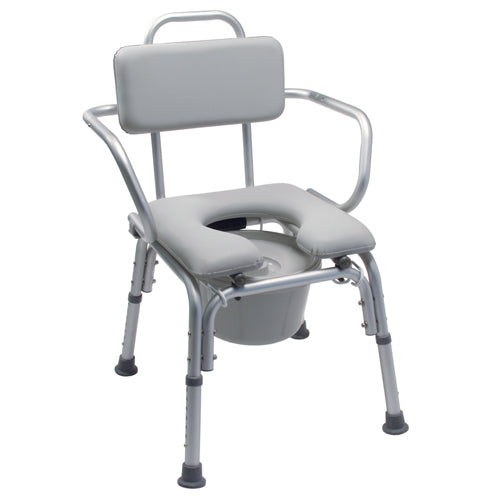Lumex Commode Bath Seat Padded with Support Arms-KD - Precision Lab Works