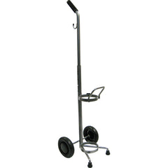 Oxygen Cylinder Cart Single Tank Hldr(For D/E Cyl) - Precision Lab Works