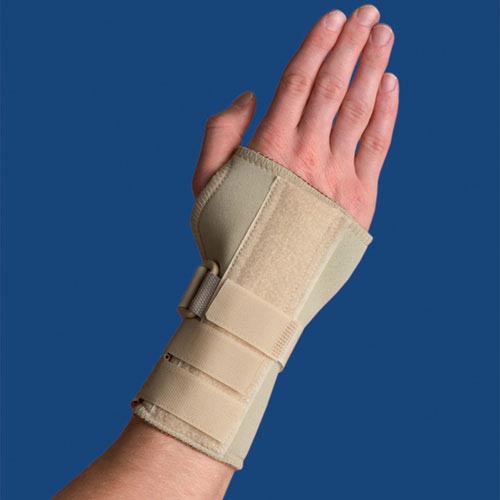 Thermoskin Carpal Tunnel Brace W/ Dorsal Stay Med Right Beige - Precision Lab Works