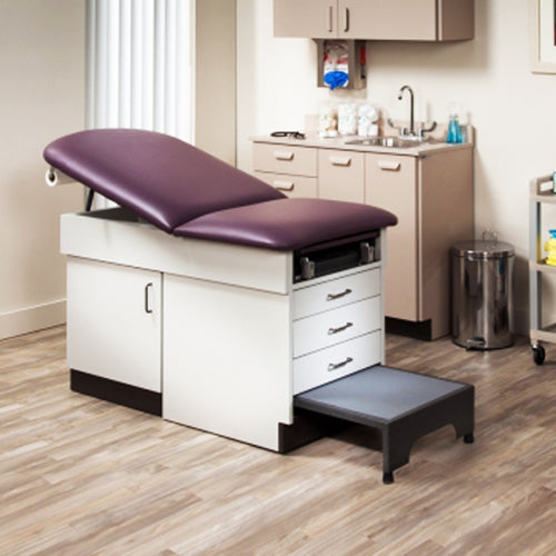 Family Practice Table With Step Stool - Precision Lab Works