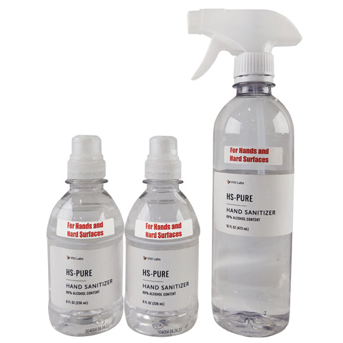 Spray Disinfectant & Sanitizer KIT for Hard Surfaces & Hands - Precision Lab Works