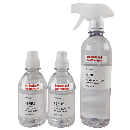 Spray Disinfectant & Sanitizer KIT for Hard Surfaces & Hands - Precision Lab Works