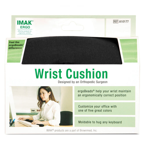 Wrist Cushion for Keyboard by IMAK  Black - Precision Lab Works