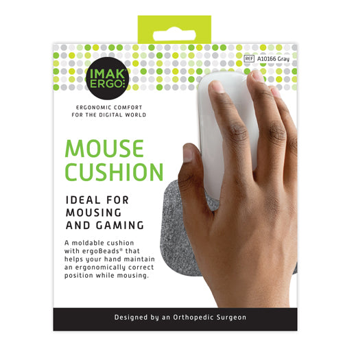 Wrist Cushion for Mouse by IMAK  Heather Gray - Precision Lab Works