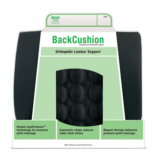 Back Cushion Black IMAK with Pressure Points - Precision Lab Works