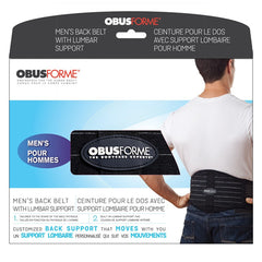 Back Belt -Male Small/Medium Black Obusforme - Precision Lab Works
