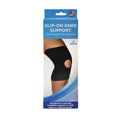 Blue Jay Slip-On Knee Support Open Patella w/Stabilizers Med - Precision Lab Works