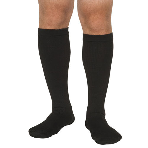 Men's Mild Support Socks 10-15mmHg  Black  MD/LG - Precision Lab Works