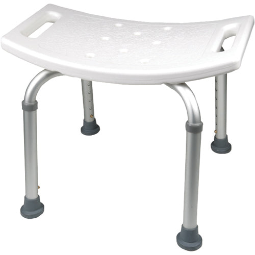 Shower Chair Without Back 300 Lb. Weight Capacity - Precision Lab Works