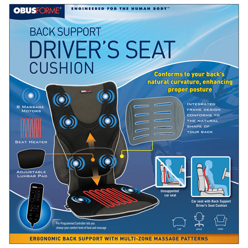 Massaging Drivers Seat w/Heat ObusForme - Precision Lab Works