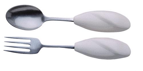 Comfortable Spoon And Fork Holders (pair) - Precision Lab Works