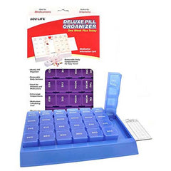 Deluxe Pill Organizer w/28 Com One Week Plus Today' - Precision Lab Works