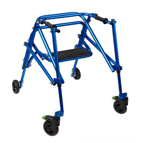 KLIP  Walker  w/Seat  Medium Blue  4-Wheeled   (Each) - Precision Lab Works