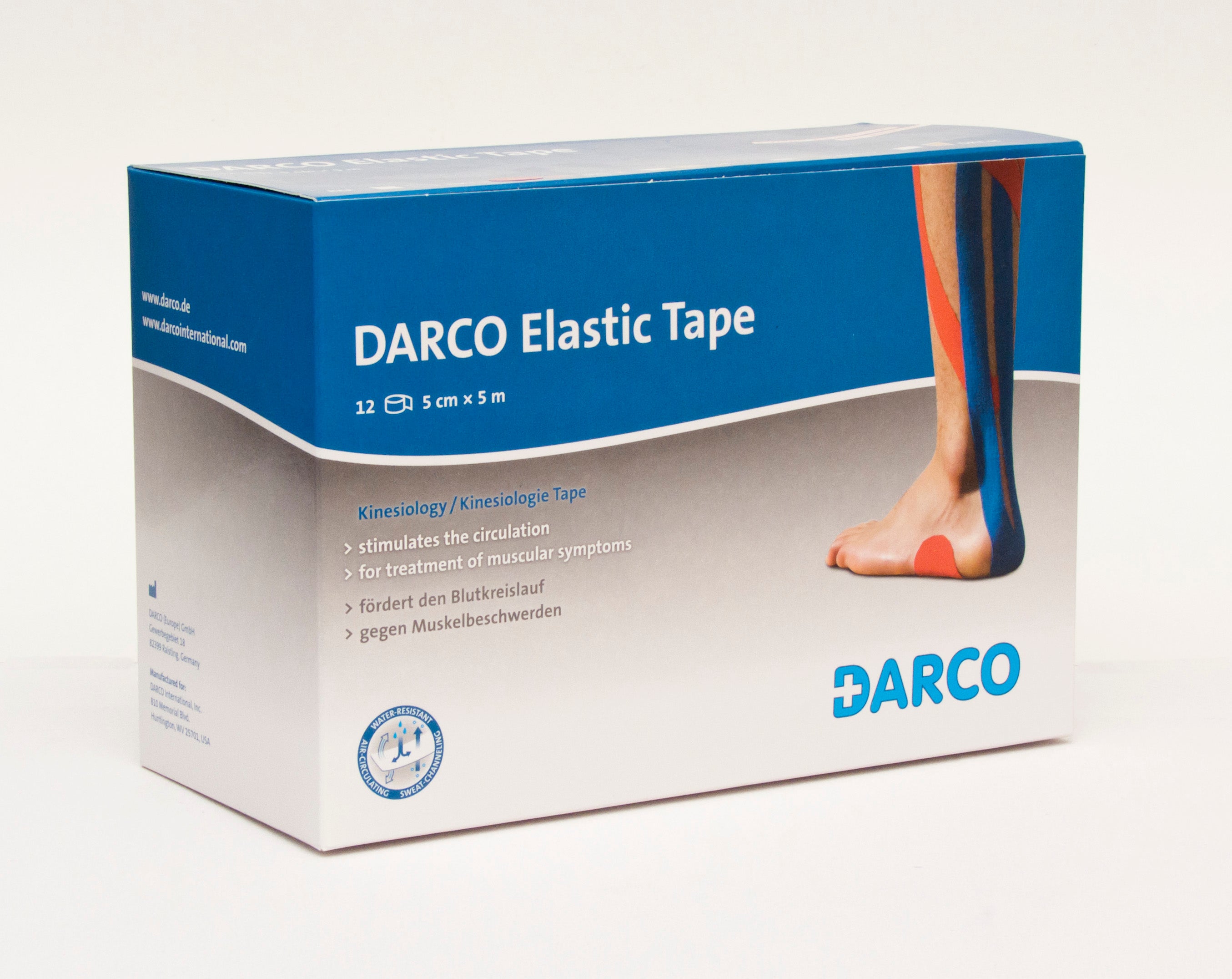 Kinesiology Tape  2  x 16.5' Blue - Precision Lab Works