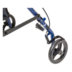 Rollator Steel Blue w/6  Whls Knocked-Down - Precision Lab Works