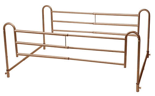 Full Length Home Bed Rails Pr. Brown Vein Finish - Precision Lab Works