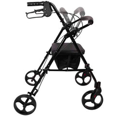 Rollator  Aluminum  Height Adjustable  Black - Precision Lab Works
