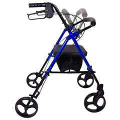 Rollator  Aluminum  Height Adjustable  Blue - Precision Lab Works