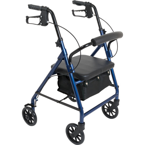 Rollator Junior Aluminum 6 Wheels Blue - Precision Lab Works