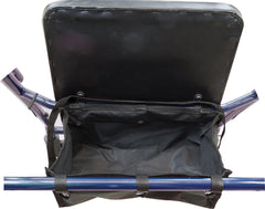 Rollator  Steel  6  Wheels Blue  300 lb. Weight Cap - Precision Lab Works