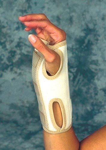 Canvas Wrist Brace Medium 3 - 3 1/2  Sportaid - Precision Lab Works