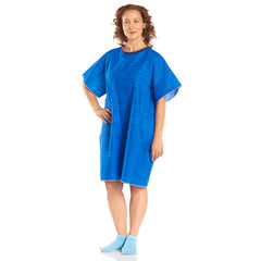 Snapwrap Gown Reusable Blue Marble Print - Precision Lab Works
