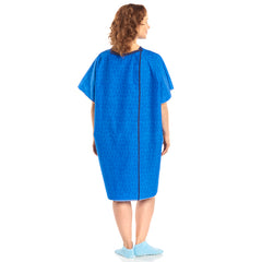 Snapwrap Gown Reusable Blue Marble Print - Precision Lab Works
