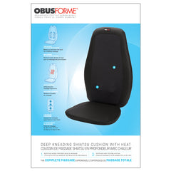 Deep Kneading Shiatsu Cushion w/Heat - Precision Lab Works