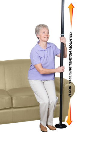 Security Pole  Black - Precision Lab Works