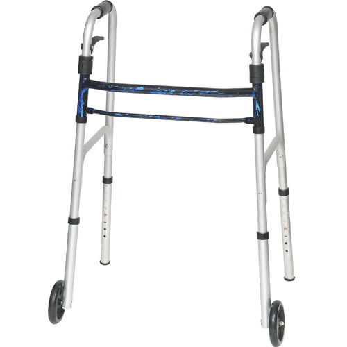 ProBsics Sure Lever Release Folding Walker  Blue Flame - Precision Lab Works